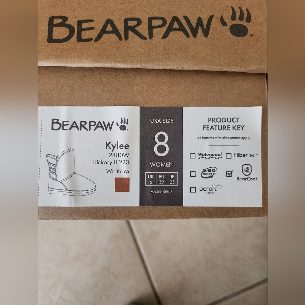 Bearpaw Women's Hickory Boots Sz 8 - Picture 8 of 9